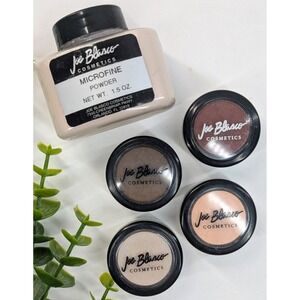 RARE LOT 5💋Joe Blasco Cosmetics Microfine Powder TAUPE Matte Eggshell Cream Eye